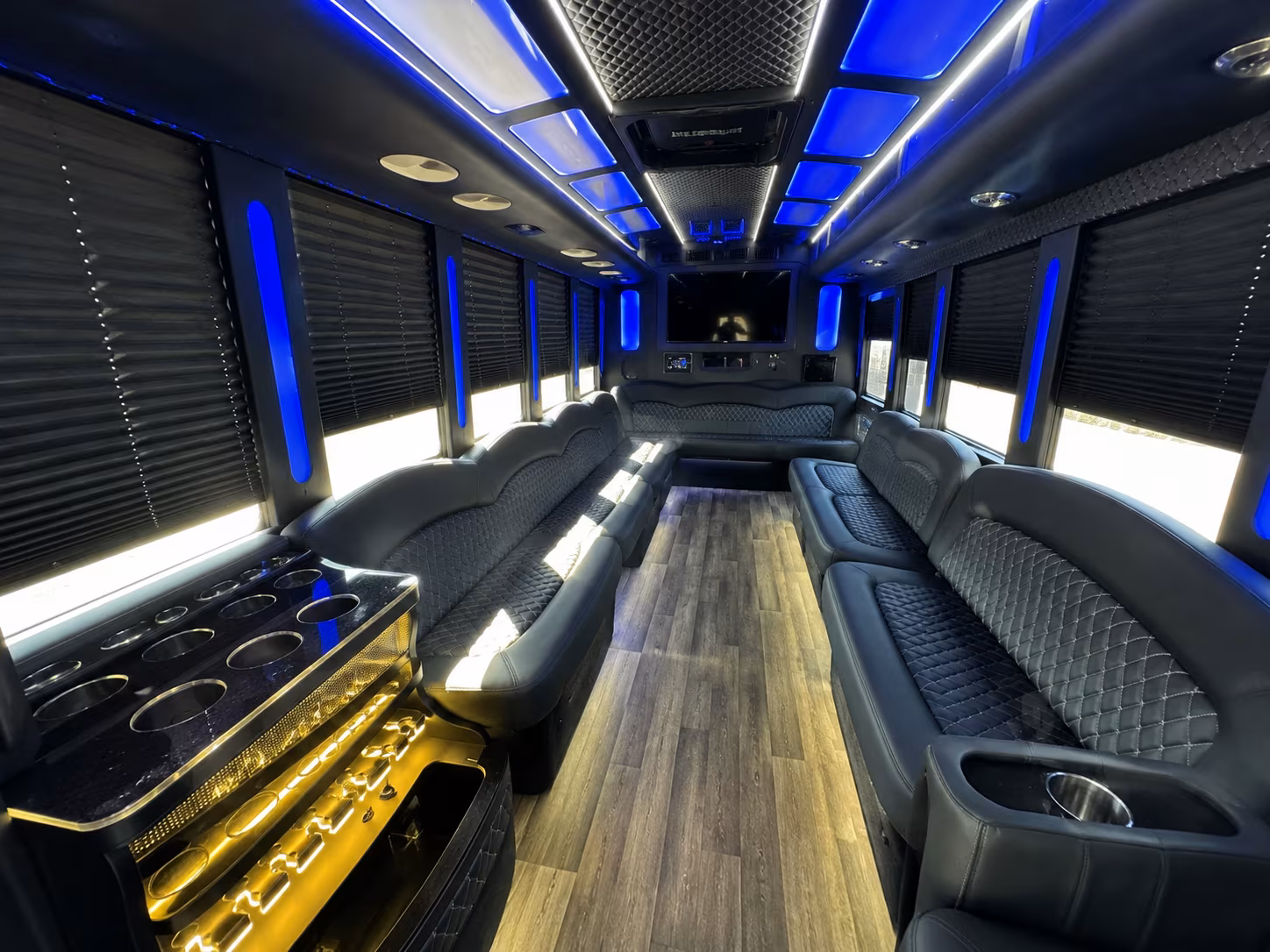 Chula Vista Bachelor & Bachelorette Transportation party bus exterior