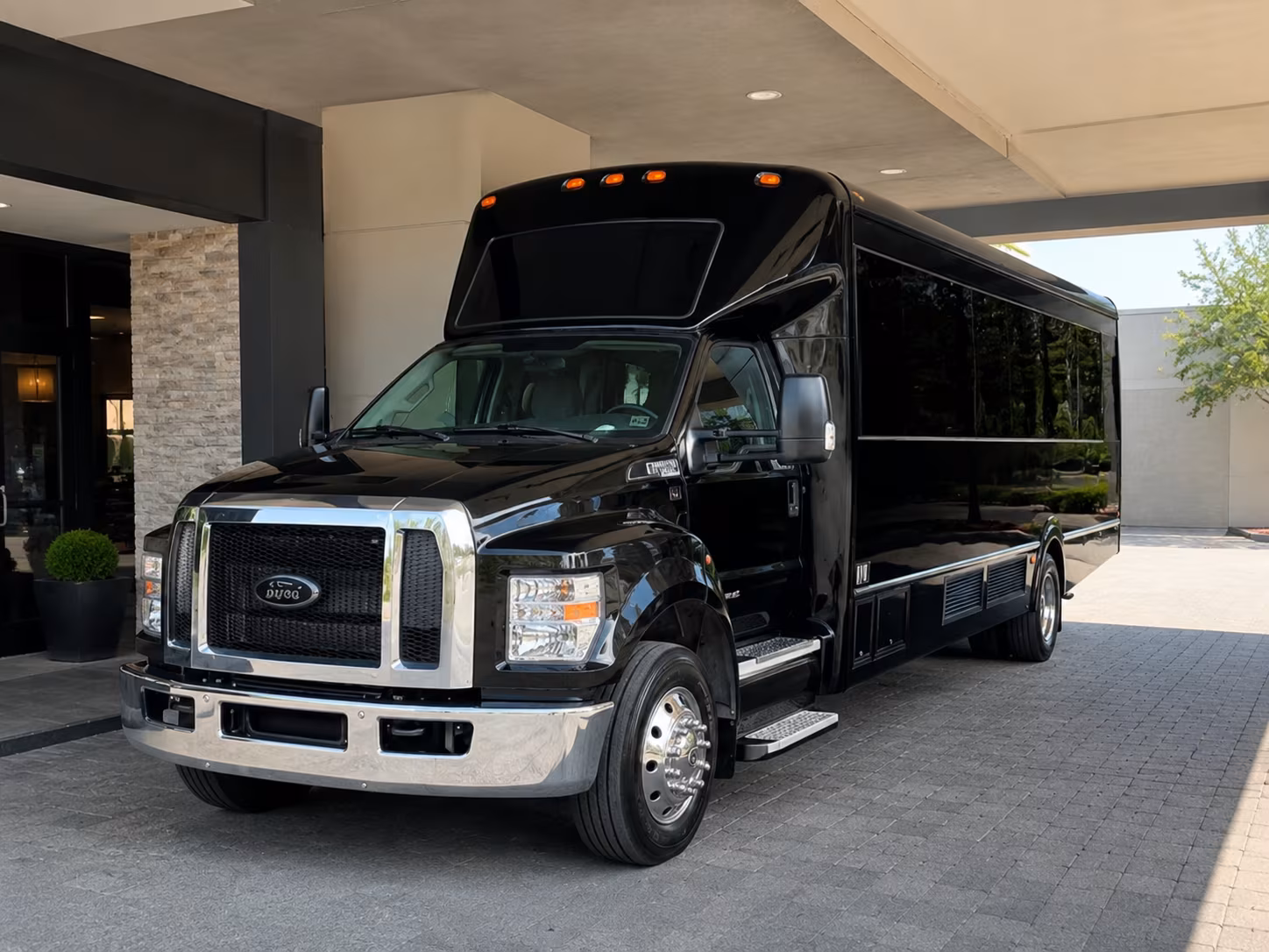 Chula Vista Birthday, Sweet 16, & Quinceañera Transportation party bus exterior