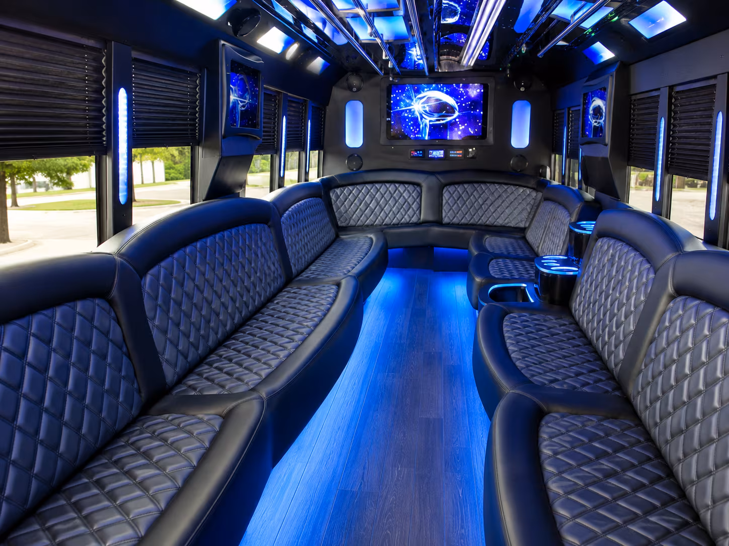 Chula Vista Concert & Music Festival Transportation party bus interior