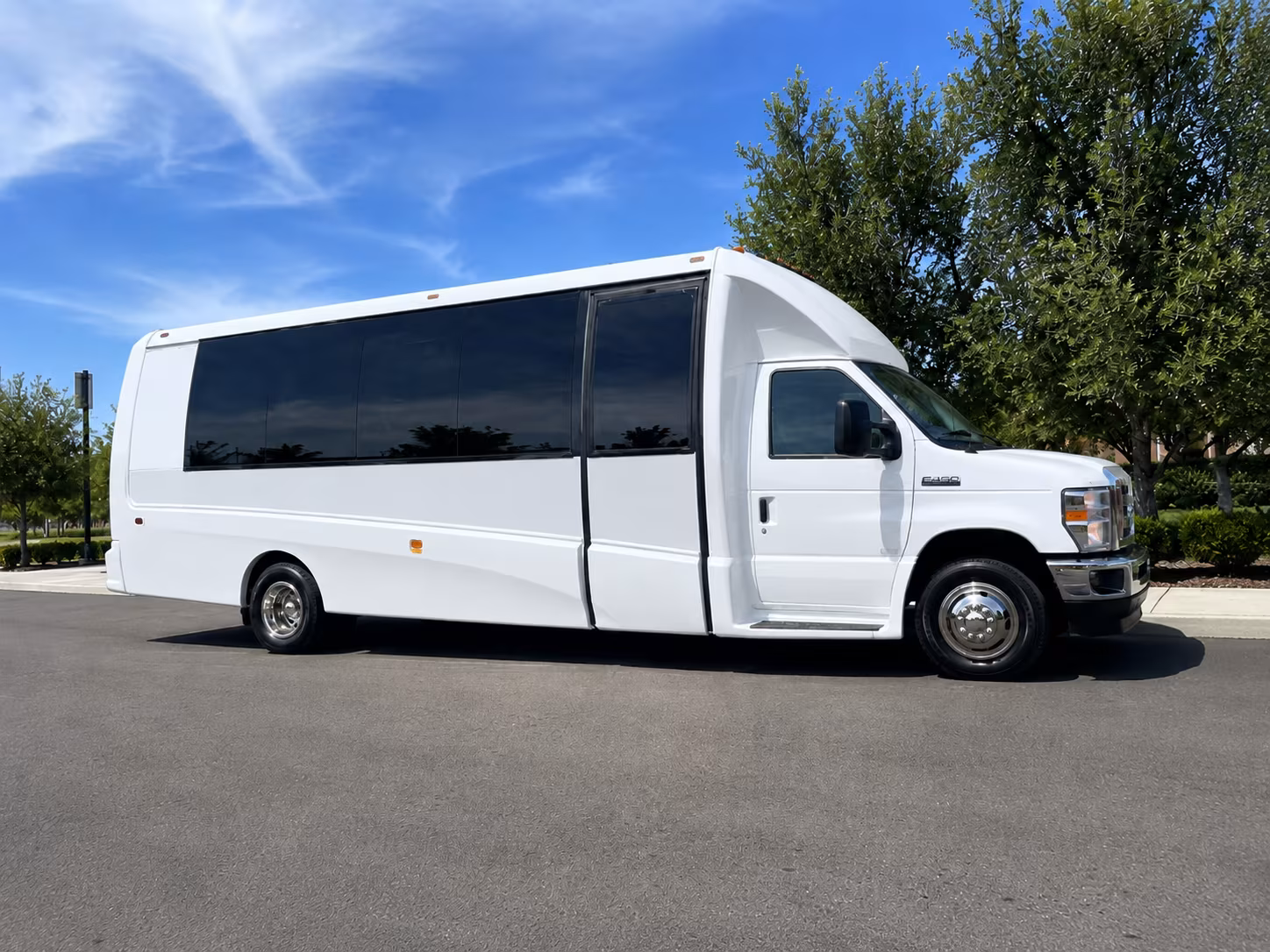 Chula Vista Corporate Transportation party bus exterior