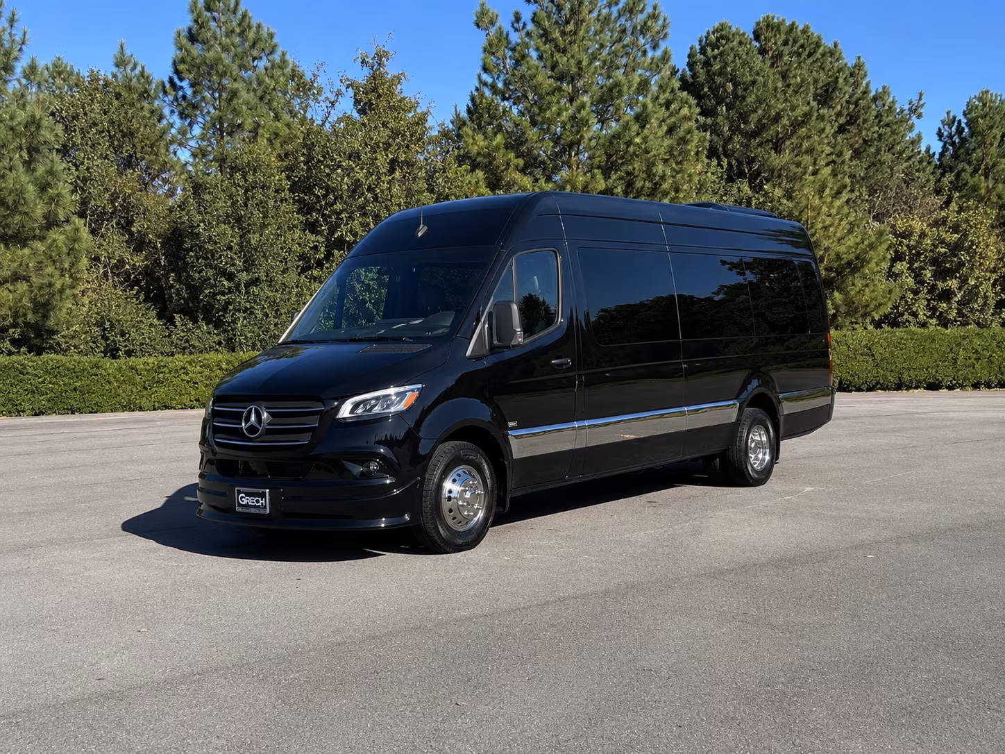 Chula Vista Corporate Transportation party bus exterior