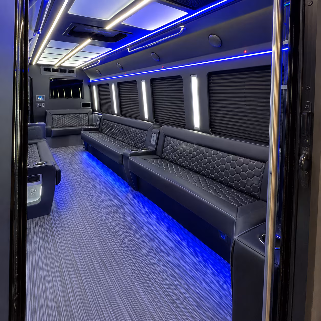 Chula Vista Private Event Transportation onboard seating
