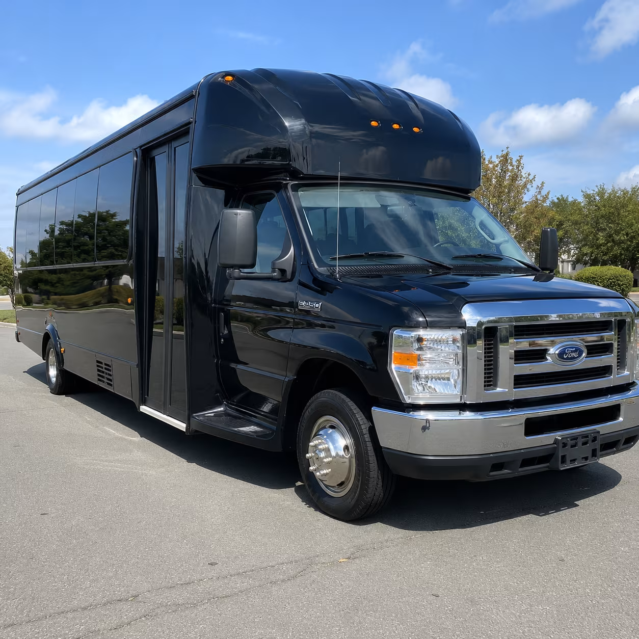 Chula Vista Prom & Homecoming Transportation party bus exterior