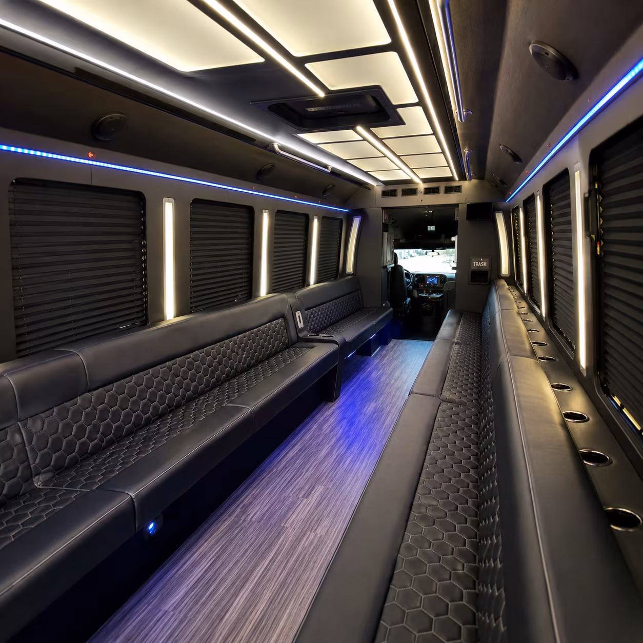 Chula Vista Prom & Homecoming Transportation party bus exterior