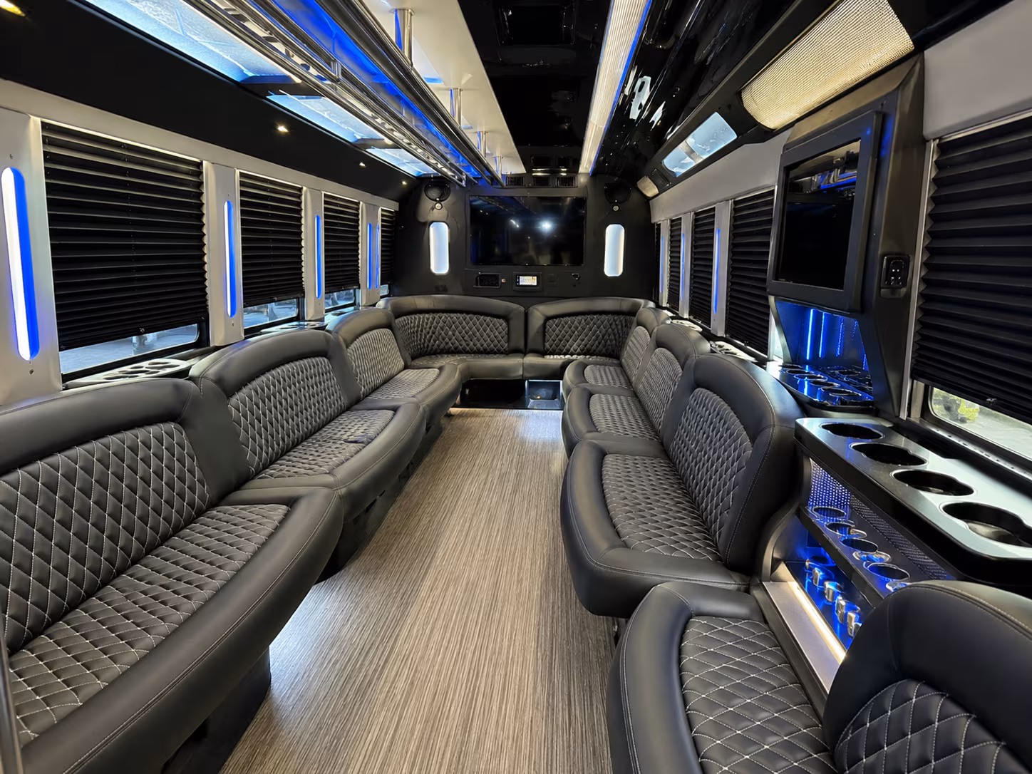 Chula Vista Prom & Homecoming Transportation party bus exterior