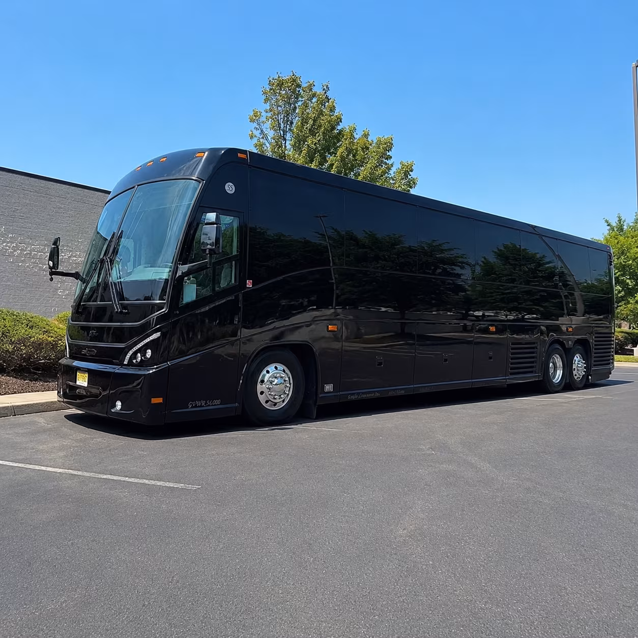 Chula Vista School Event Transportation party bus exterior