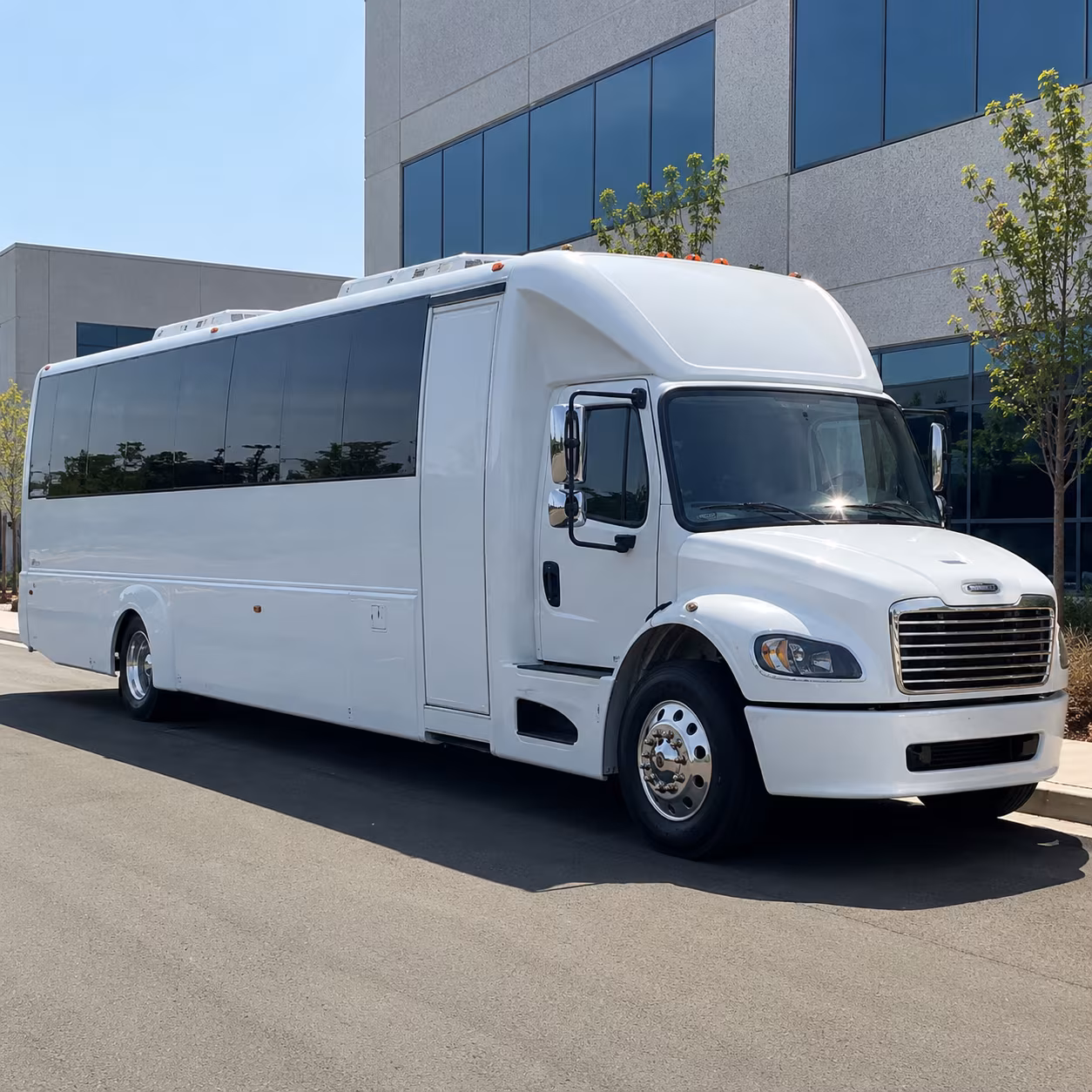 Chula Vista Sporting Event Transportation party bus exterior