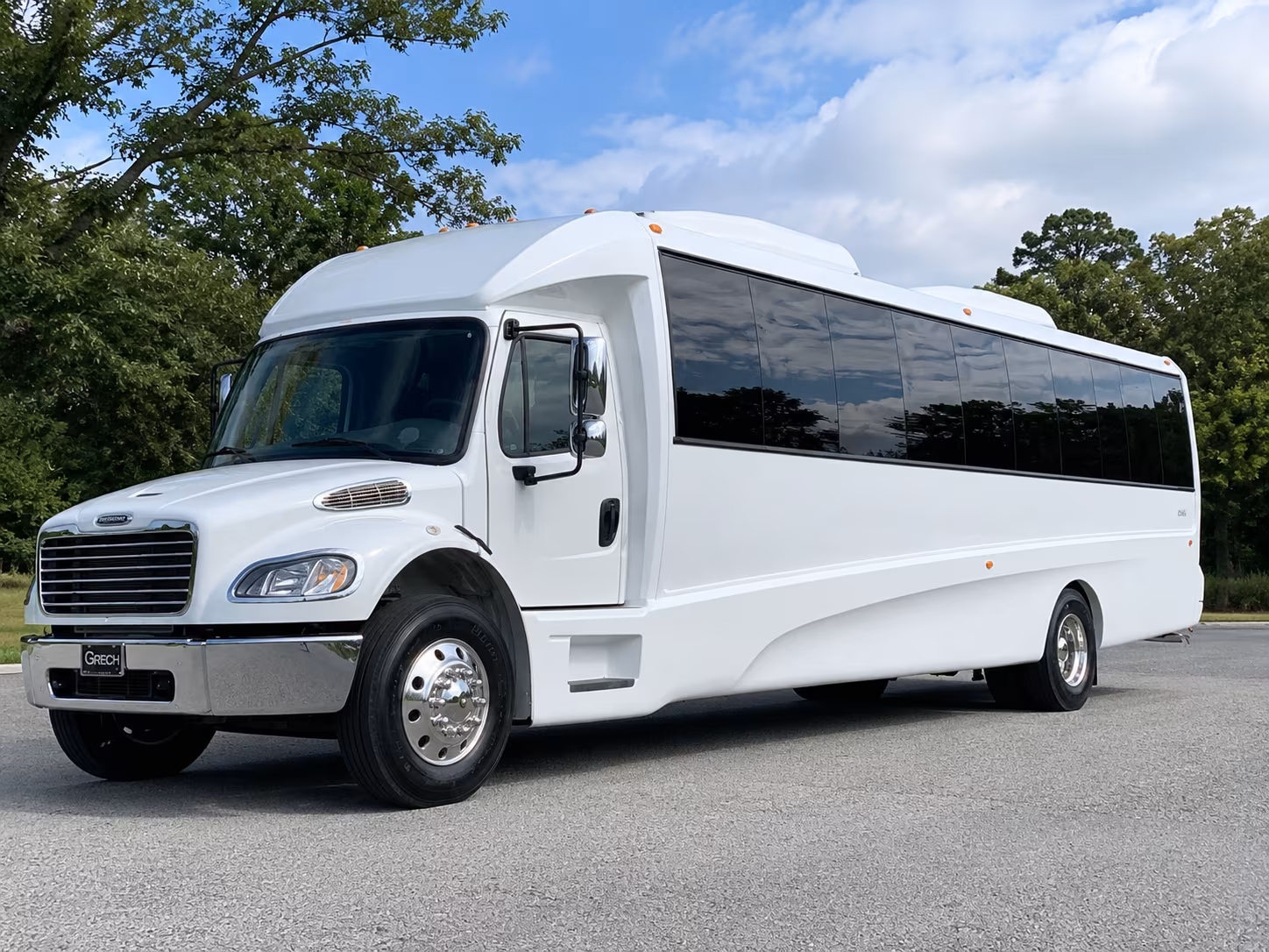 Chula Vista Sporting Event Transportation party bus exterior