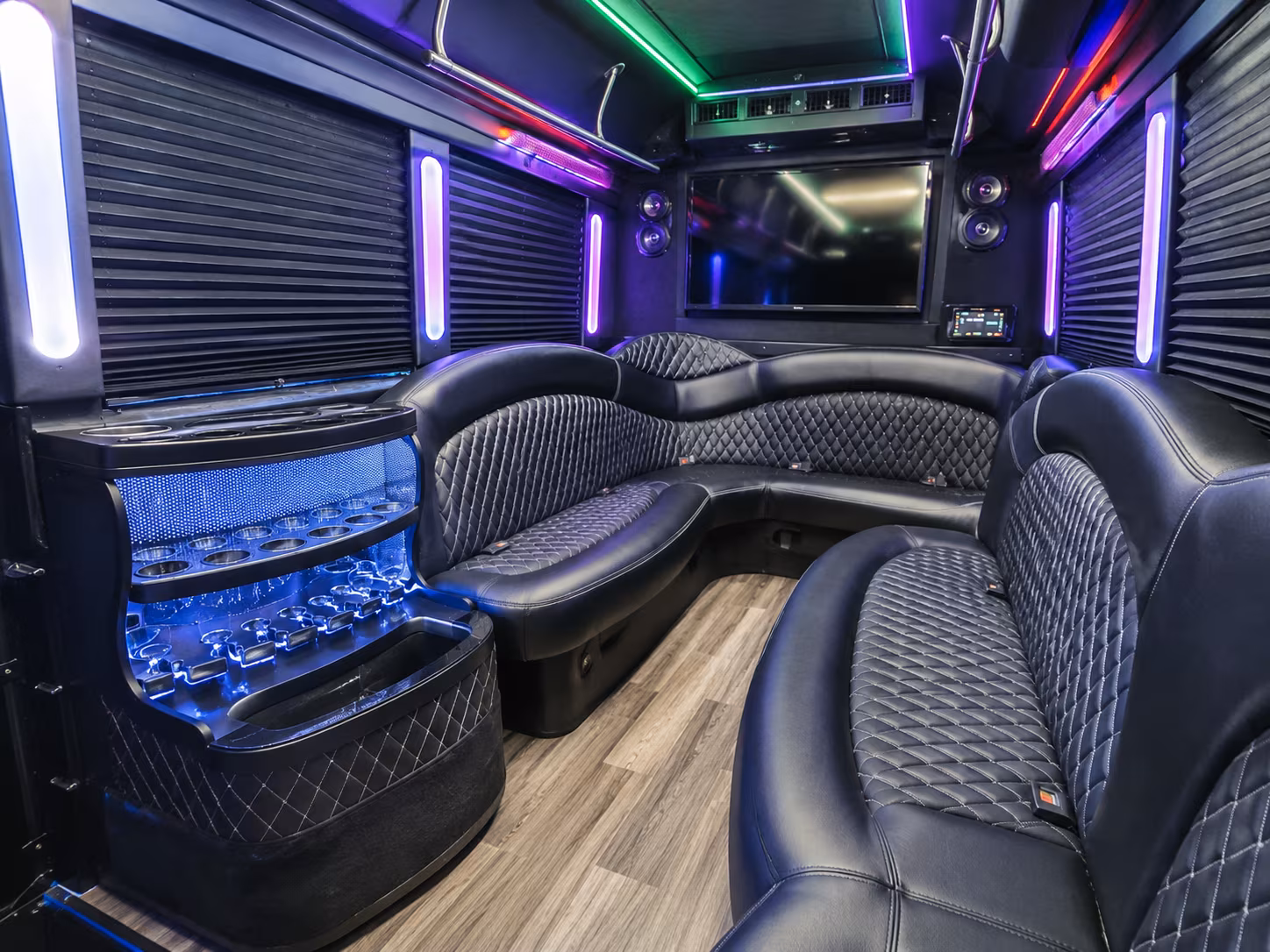 Chula Vista Sporting Event Transportation party bus exterior