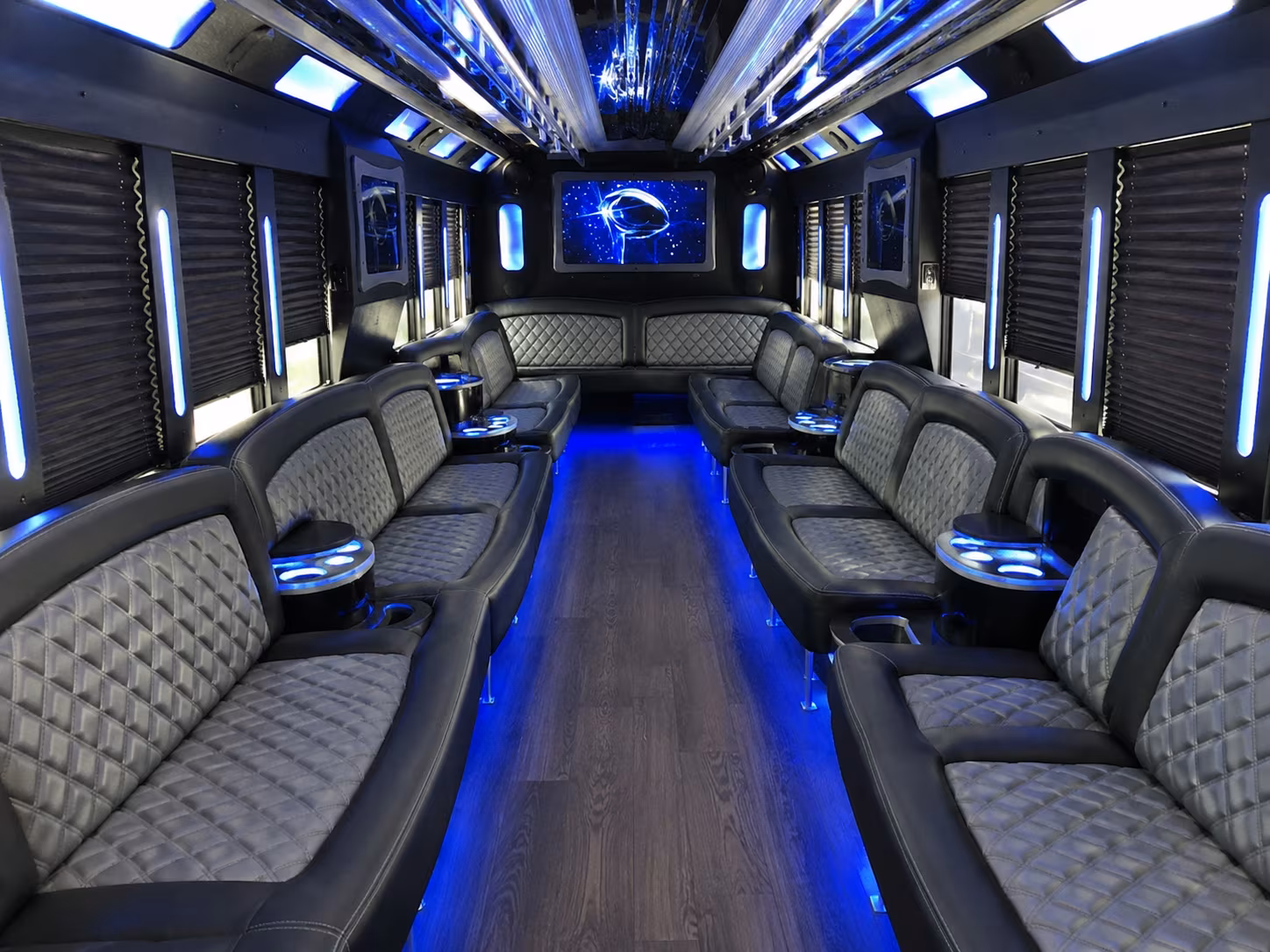 Chula Vista Sporting Event Transportation party bus exterior