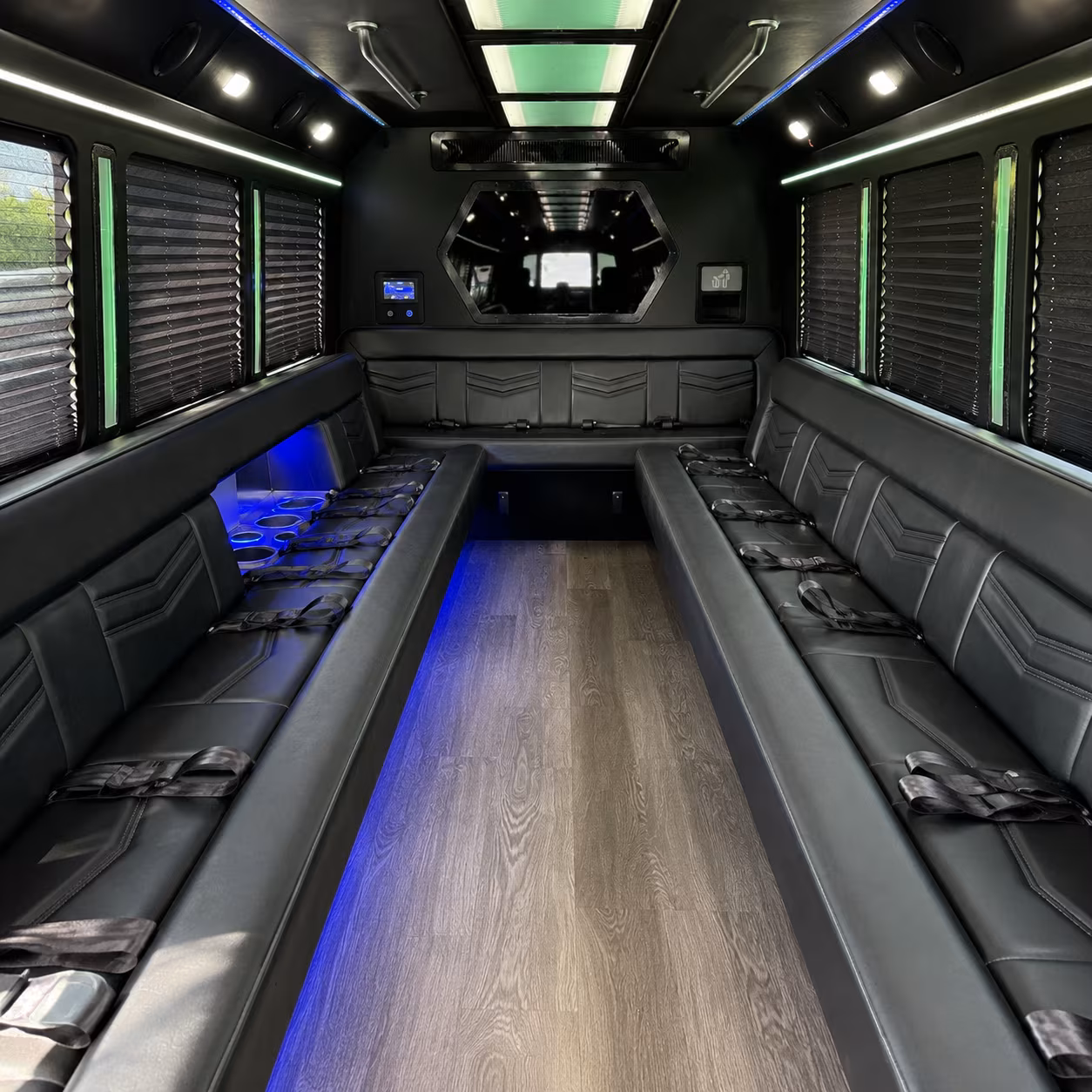 Chula Vista Sporting Event Transportation onboard seating