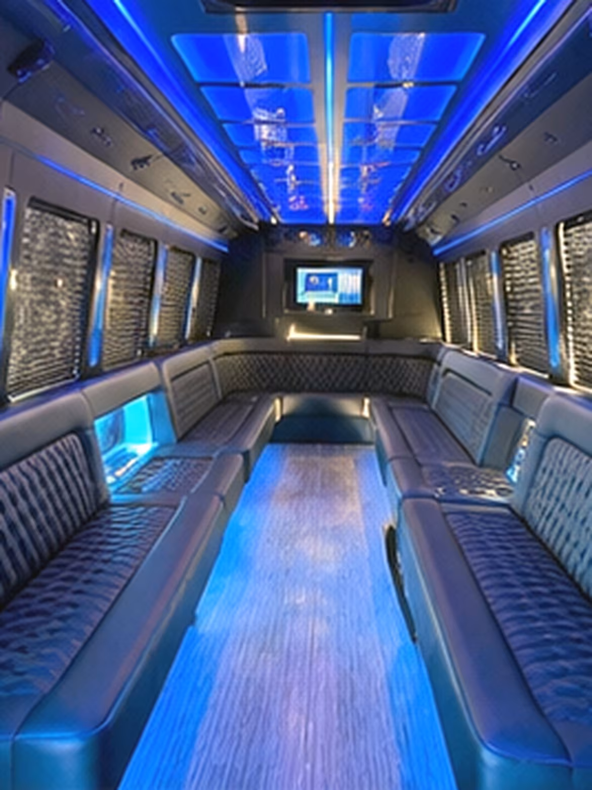 Chula Vista Winery Tour & Pub Crawl Transportation party bus interior