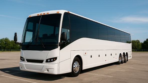 Exterior of Charter Bus Company Encinitas's 40 Passenger Party Bus in Encinitas